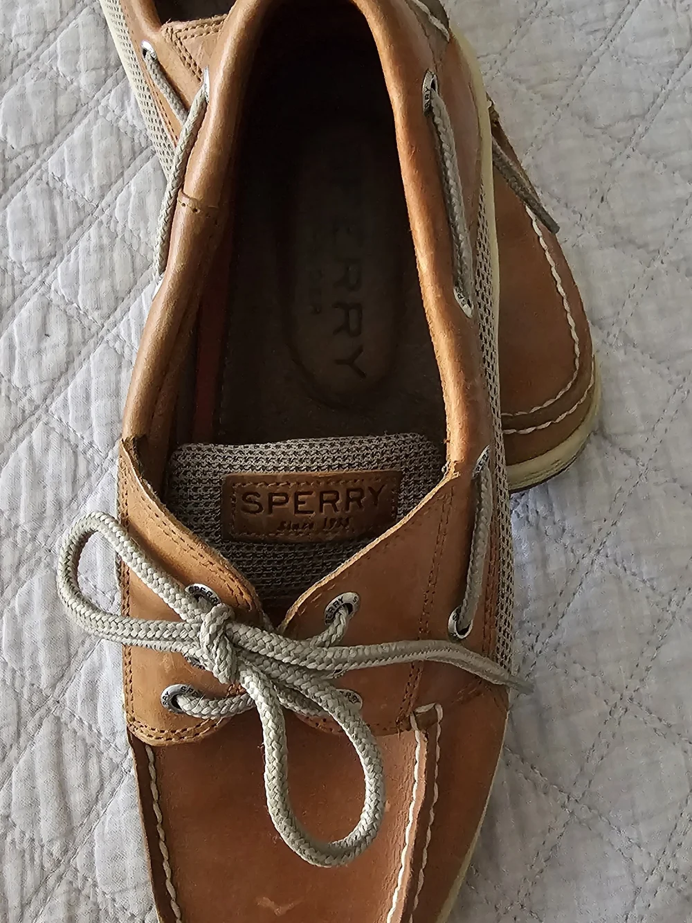 Sperry Classic Brown Leather Boat Shoes - Men's